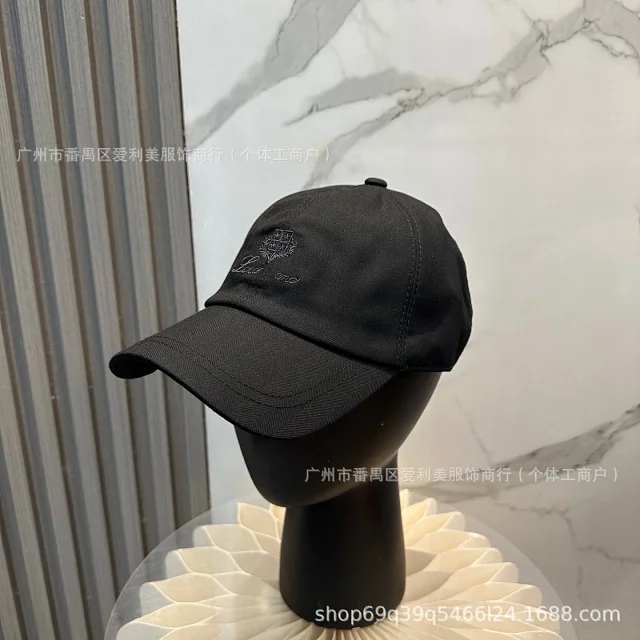Unbranded Hats Embroidered Crown Herringbone Baseball Cap product detail image 4