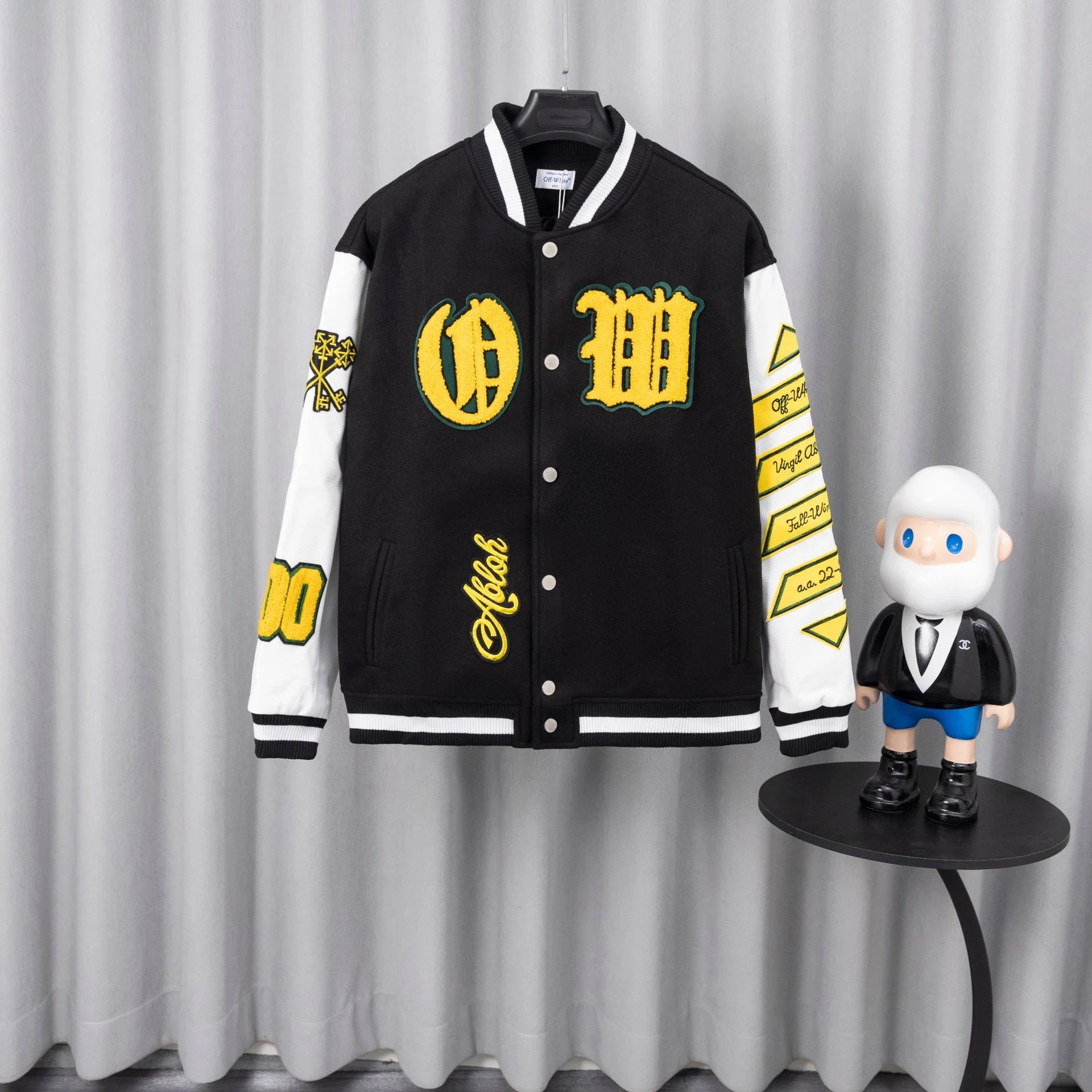 Off-White x Pitbull Varsity Jacket Red Outerwear - 29