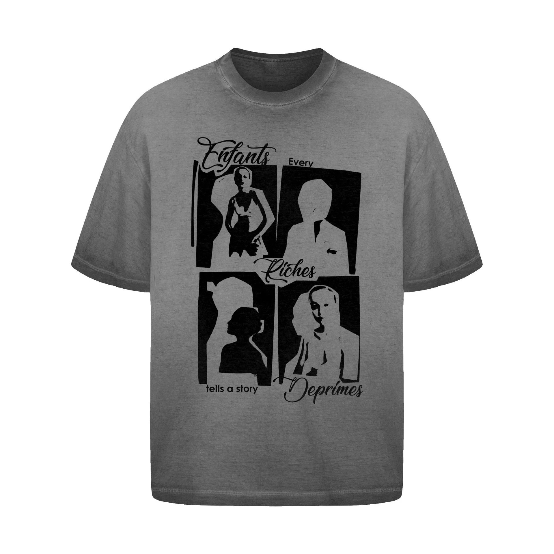 Design Testament Band Graphic Oversized T-Shirt Black T-Shirts - 6