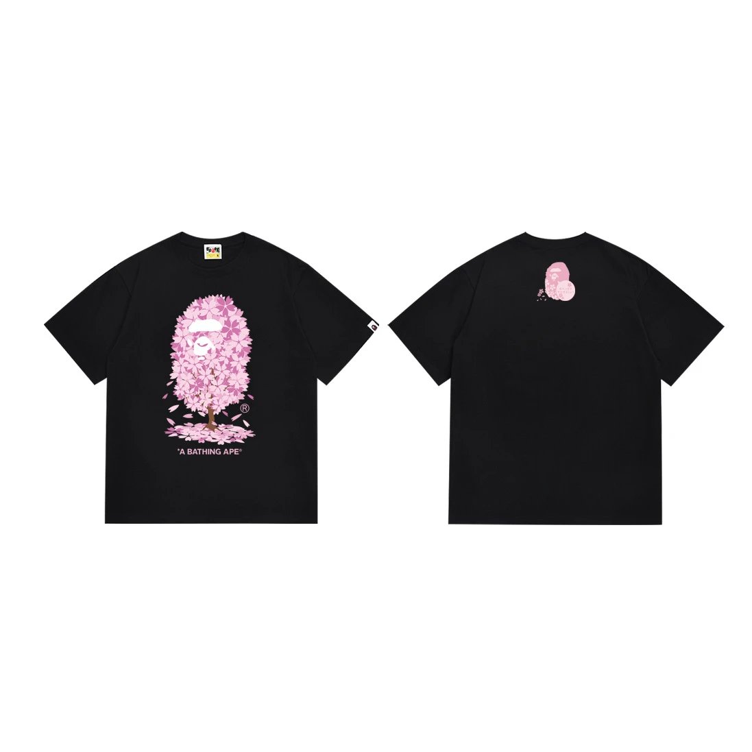 A BATHING APE T-Shirts Head Graphic Short-Sleeve T-Shirt image 2