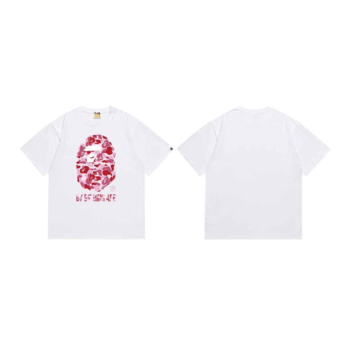 A Bathing Ape BAPE Logo White T-Shirt - 3