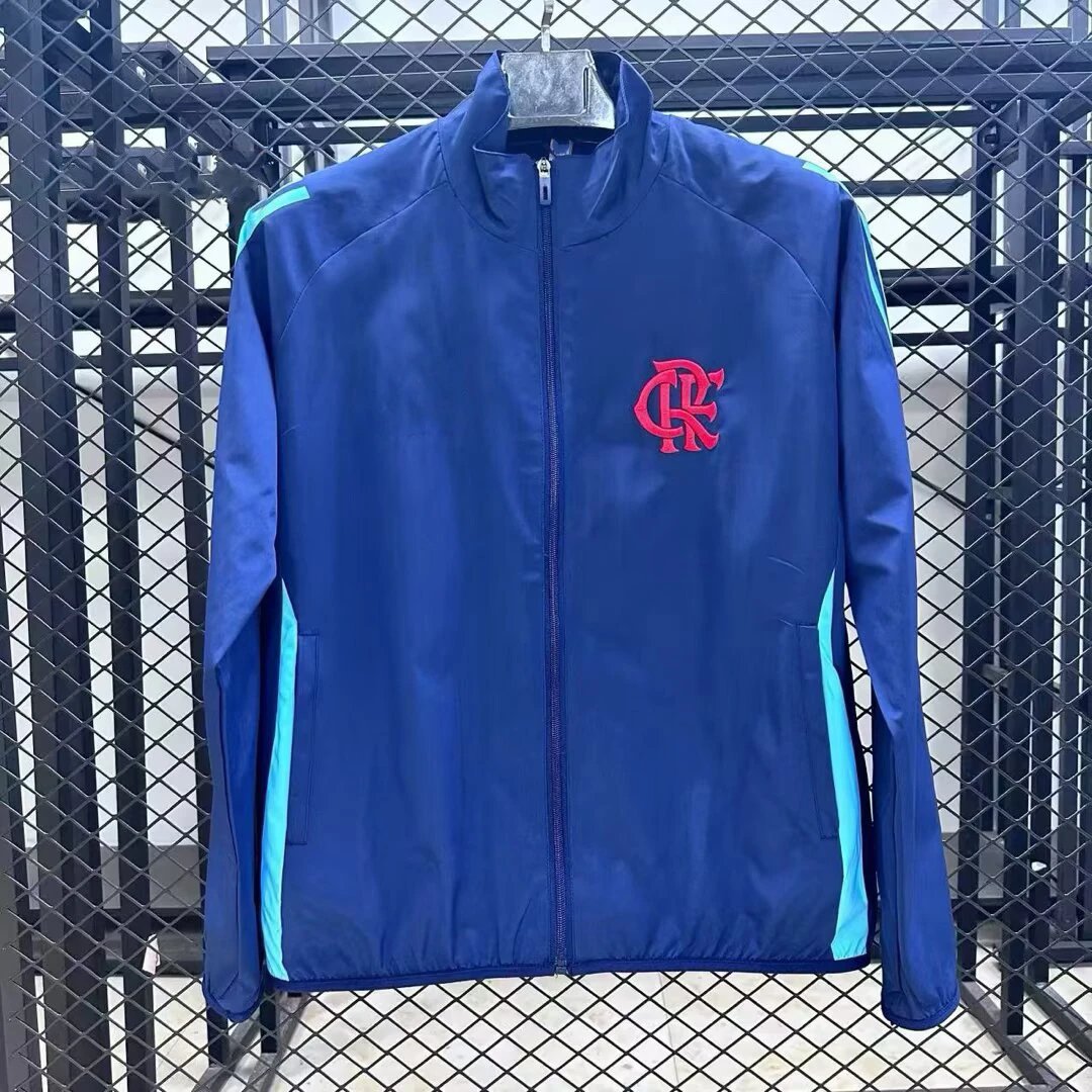 Design Oasis Track Jacket Navy Blue Outerwear - 7