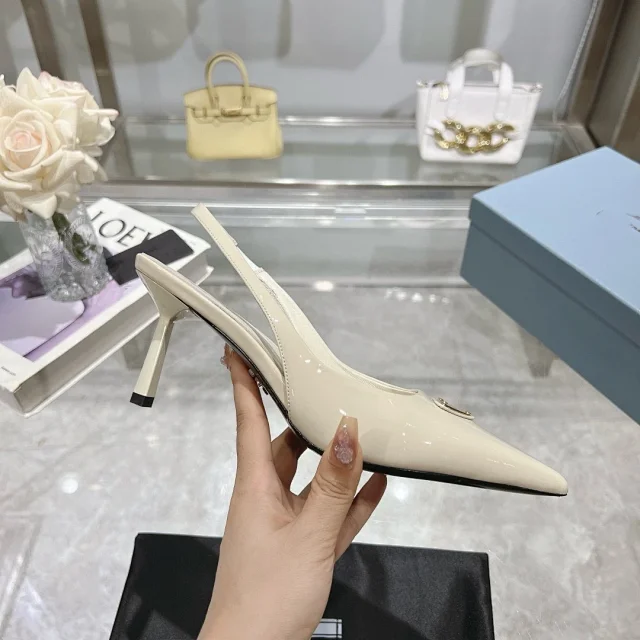 Unbranded High Heels Pointed-Toe Bow Slingback Stiletto product detail image 3