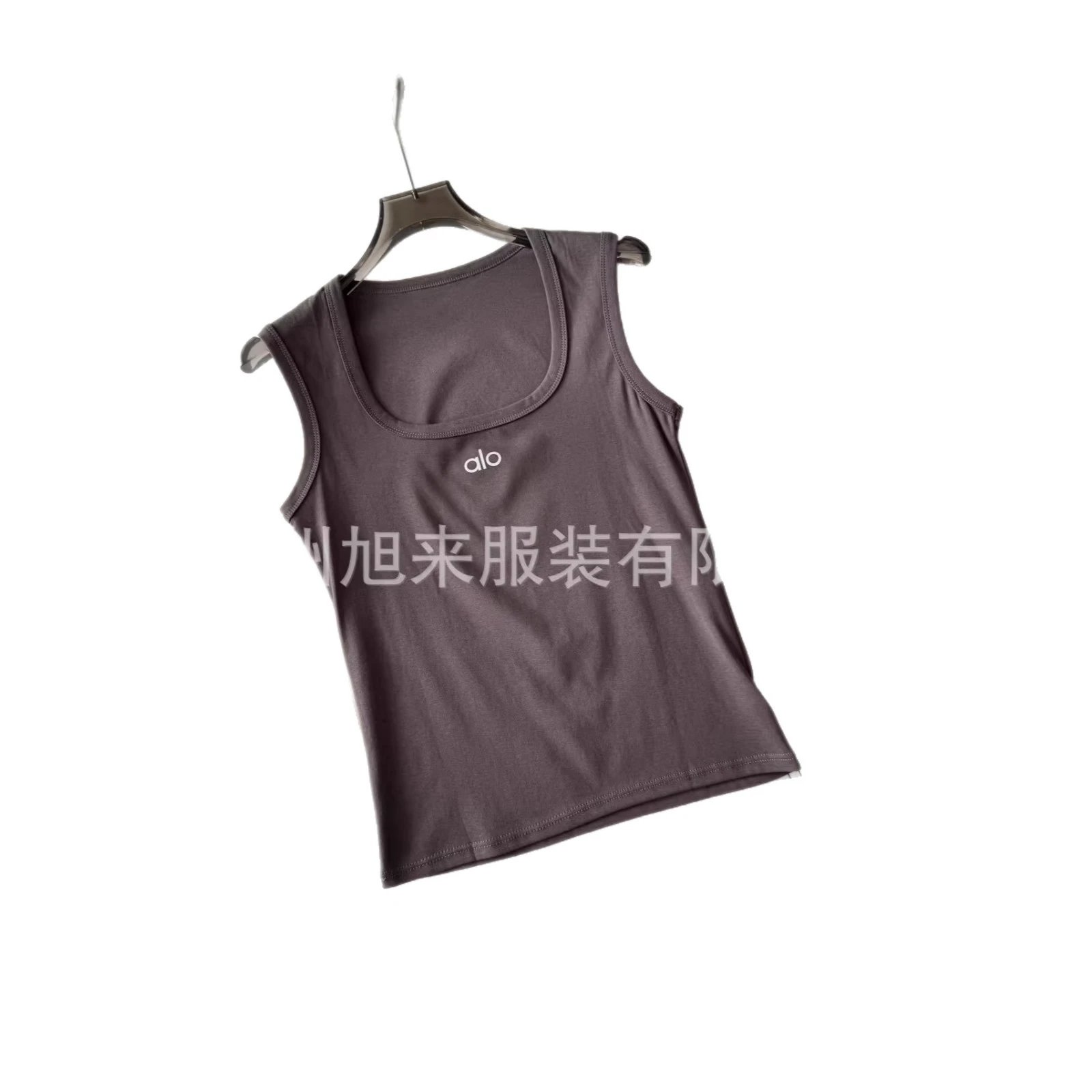 Alo Vests Logo Square-Neck Tank Top image 5