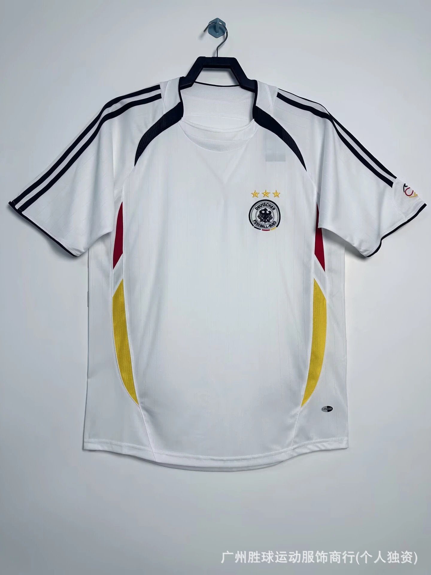 Design Germany National Team Home Jersey White / Black Jersey - 23