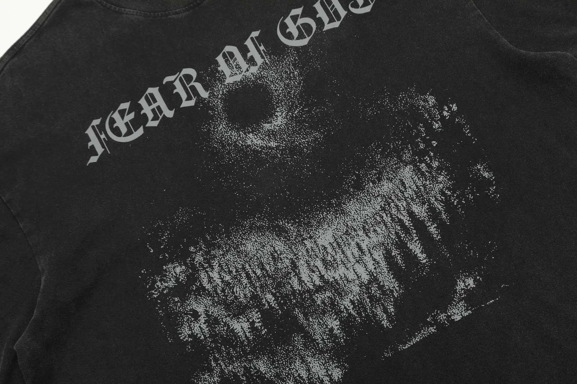 Design Testament Band Graphic Oversized T-Shirt Black T-Shirts - 33