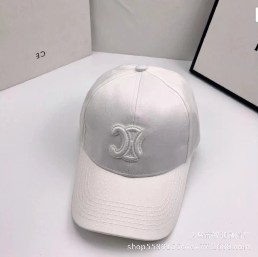 Design Brushstroke Logo Brown Baseball Cap - 3