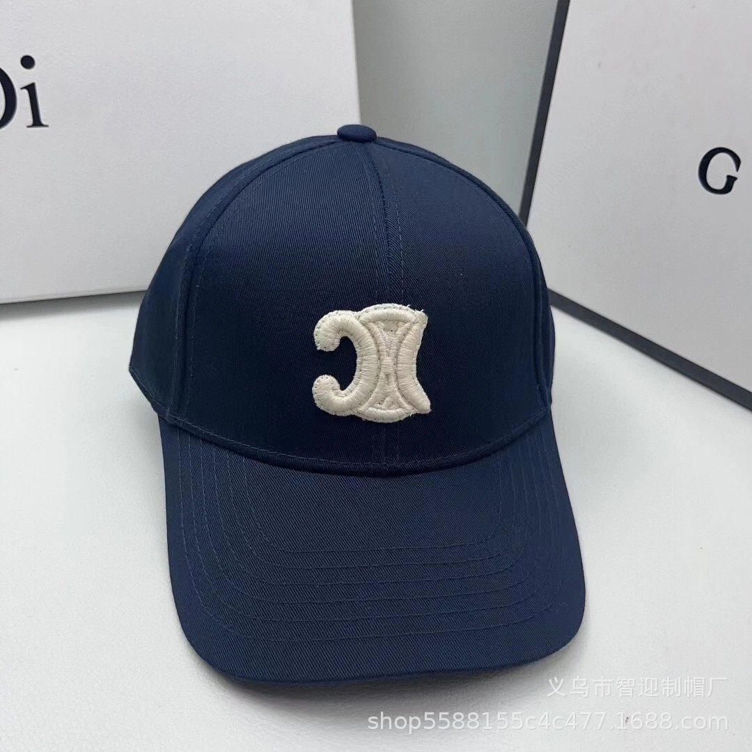 Design Brushstroke Logo Brown Baseball Cap - 5