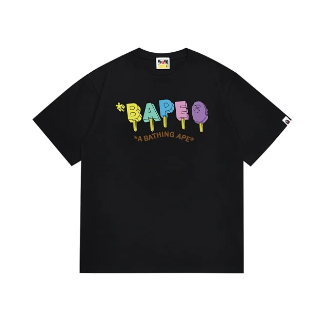 A BATHING APE T-Shirts Head Graphic Short-Sleeve T-Shirt product detail image 23