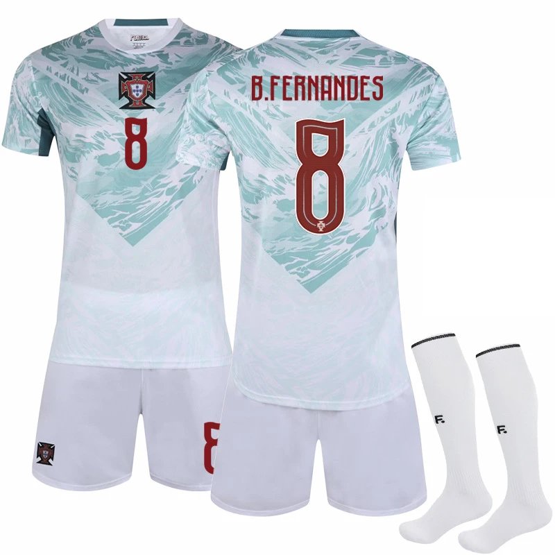 Portugal National Team João Félix #11 Away Jersey White - 4