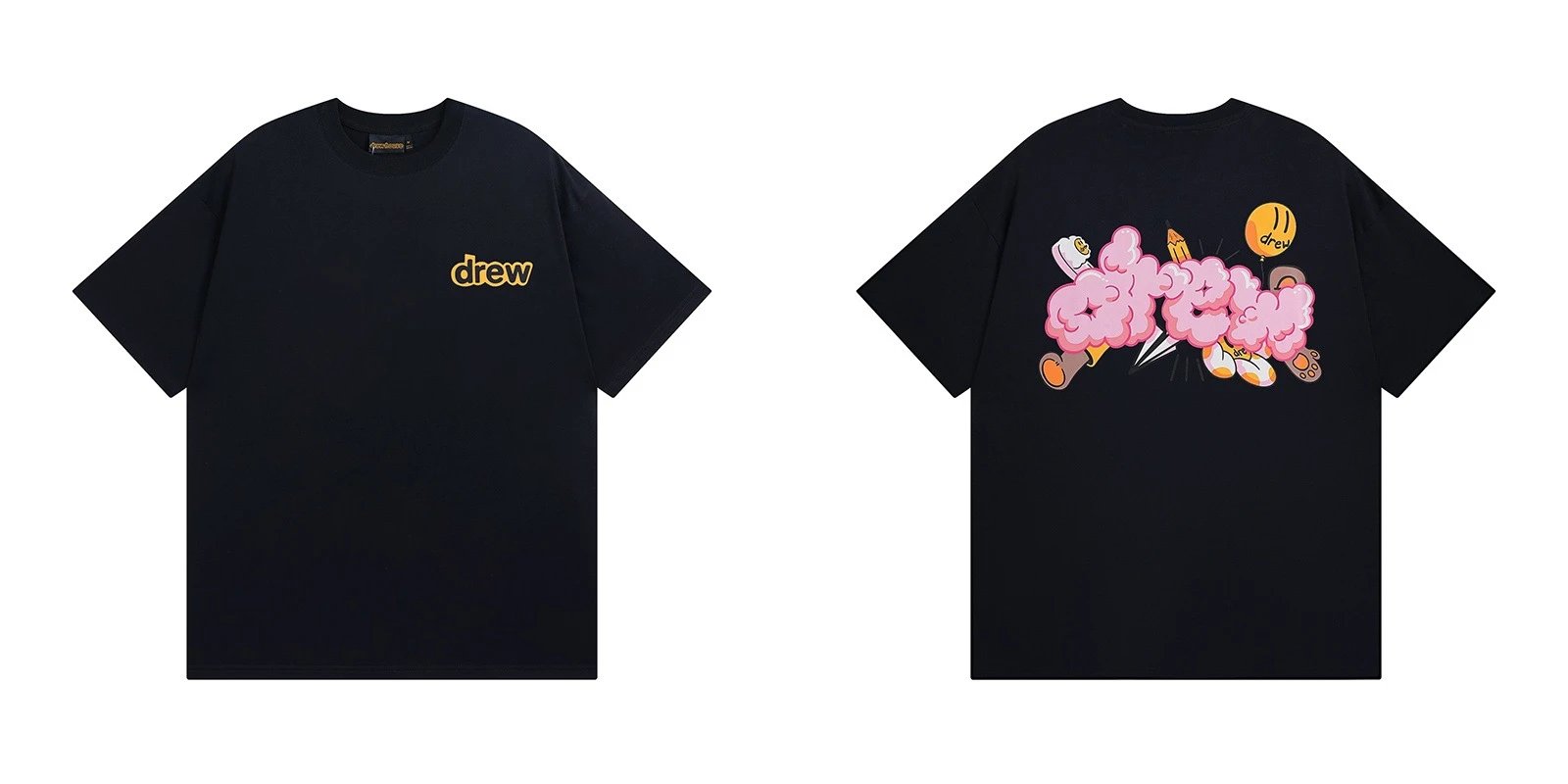 Drew House Sherman Squirrel Black T-Shirt - 15