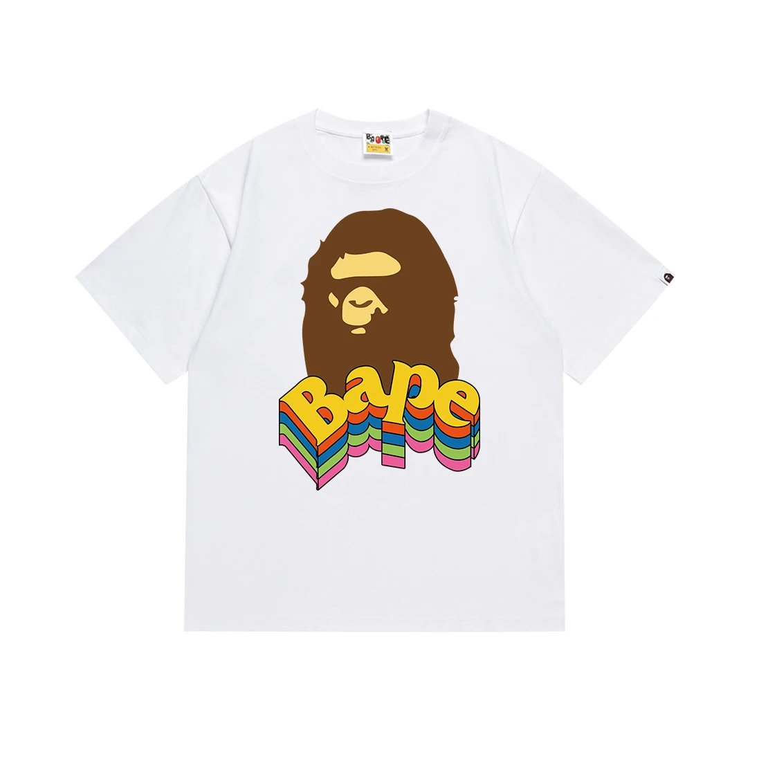 A Bathing Ape BAPE Logo White T-Shirt - 27