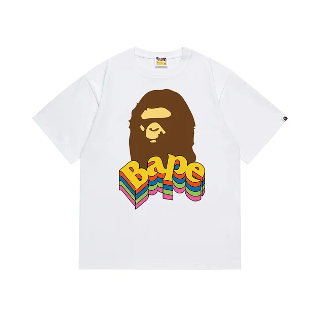 A BATHING APE T-Shirts Head Graphic Short-Sleeve T-Shirt product detail image 26