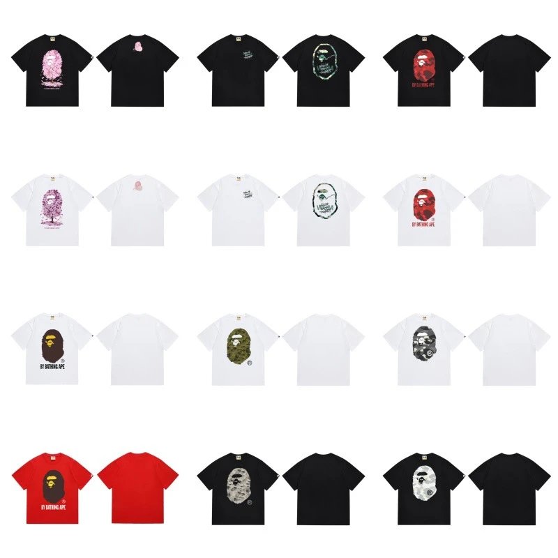 A BATHING APE Black Short Sleeve T-Shirt