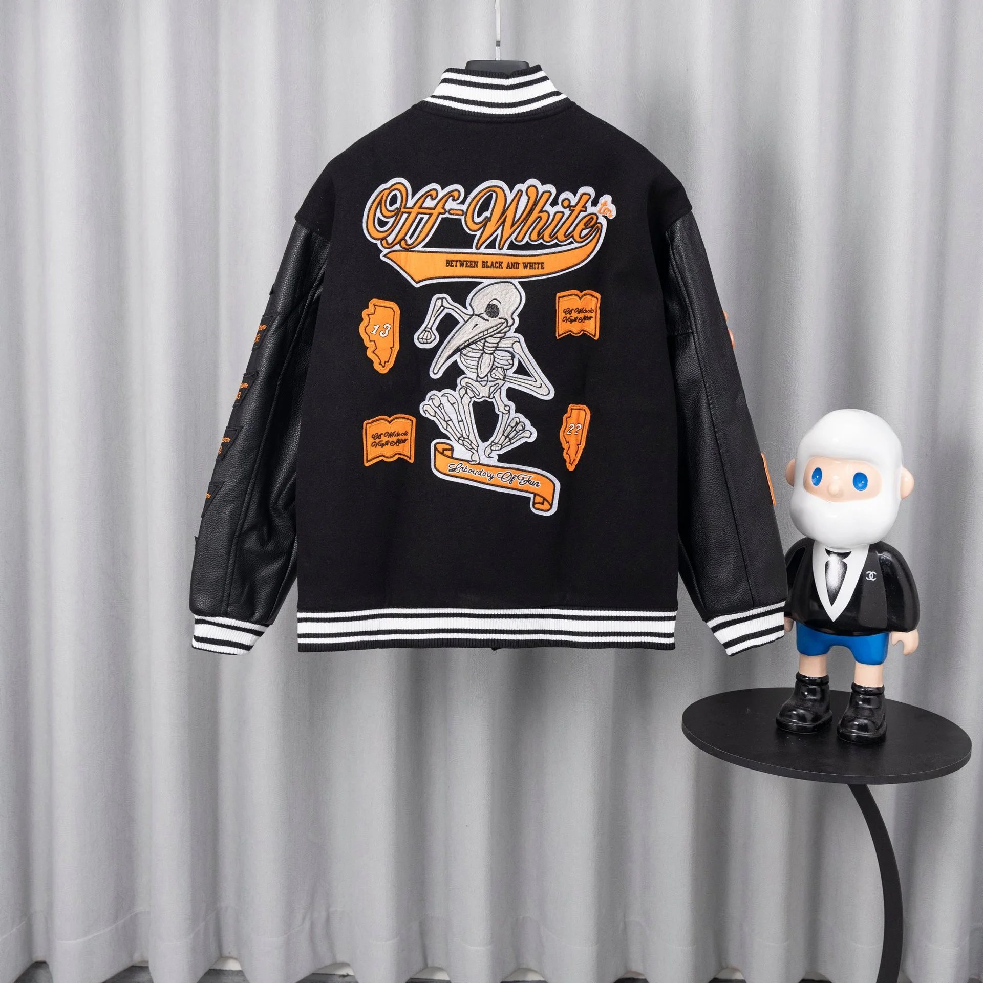 Off-White x Pitbull Varsity Jacket Red Outerwear - 4