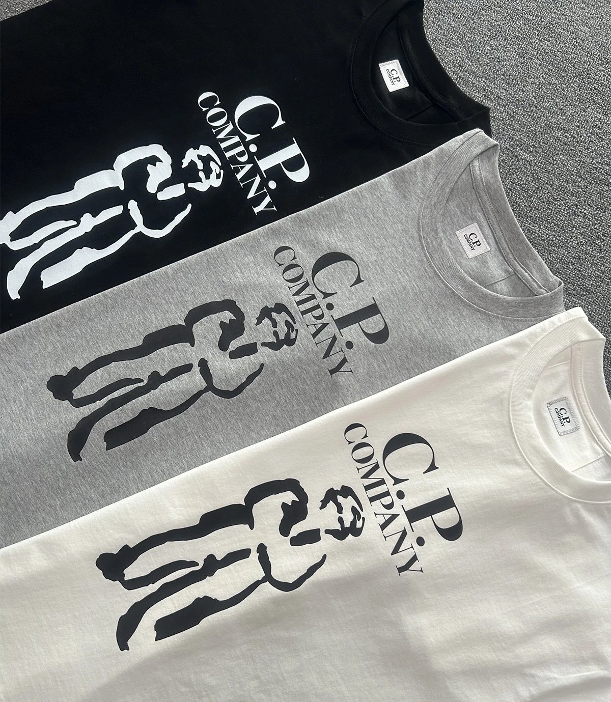 C.P. Company Patch Logo Black T-Shirt - 27