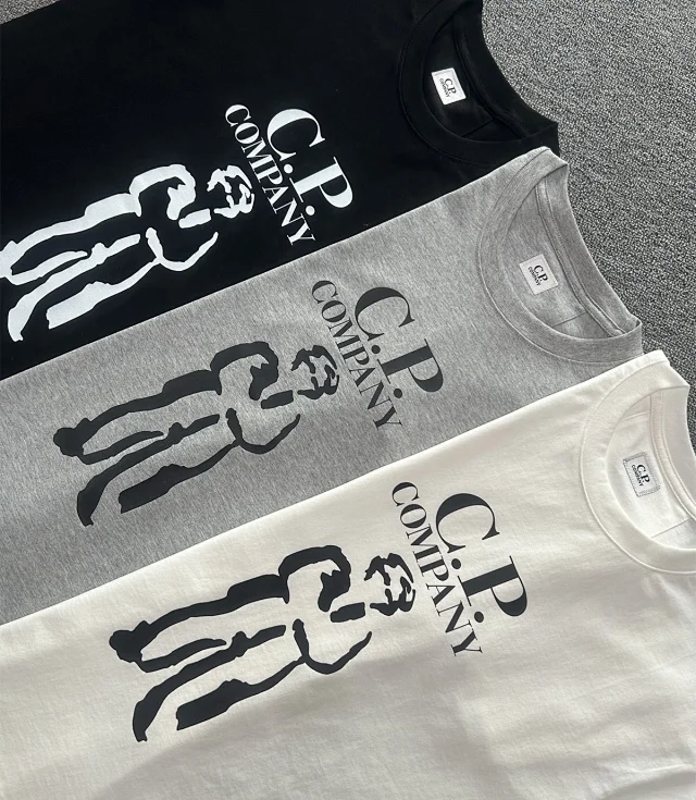 C.P. Company T-Shirts Logo Print Crewneck Short-Sleeve T-Shirt product detail image 26