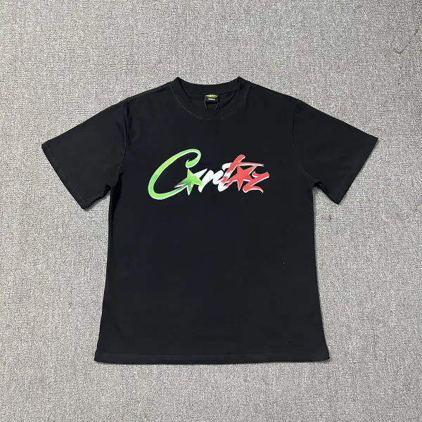 Corteiz Script Logo Black T-Shirt - 27
