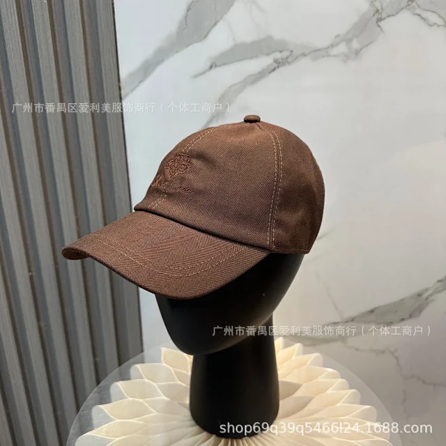 Unbranded Hats Embroidered Crown Herringbone Baseball Cap product detail image 6