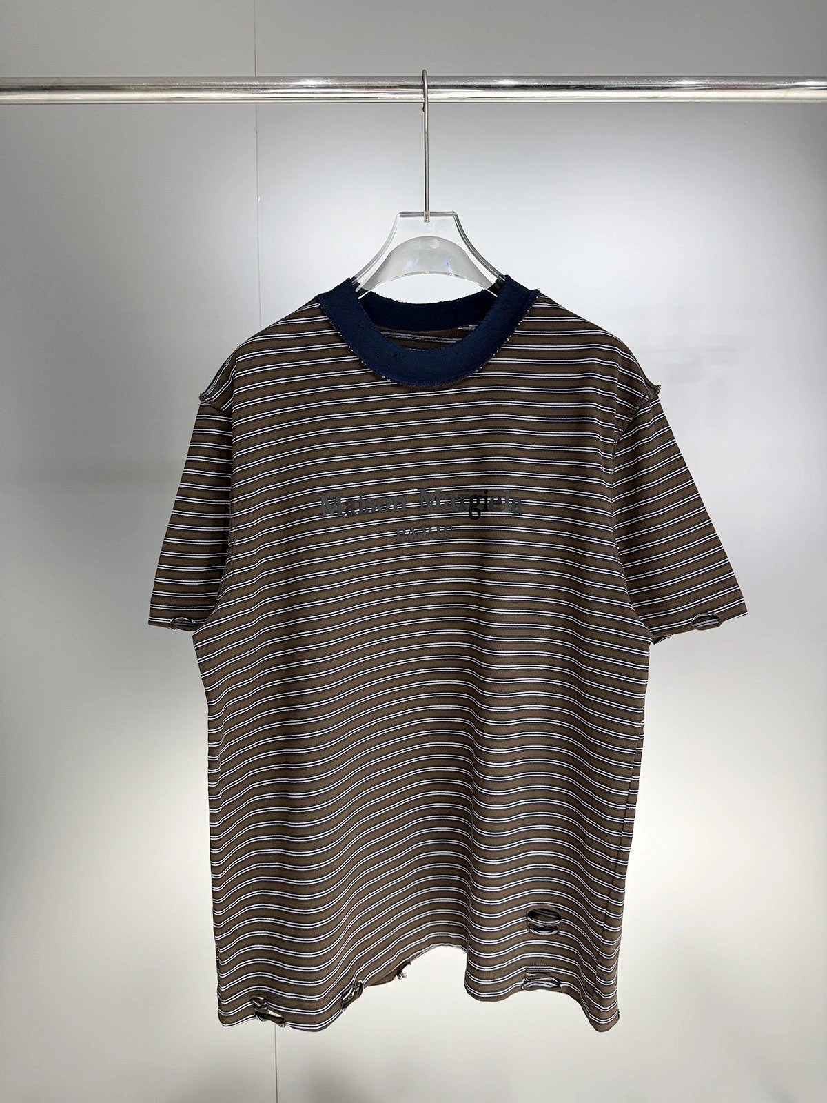 Alexander Wang Wang Logo Embroidered Black T-Shirt - 5