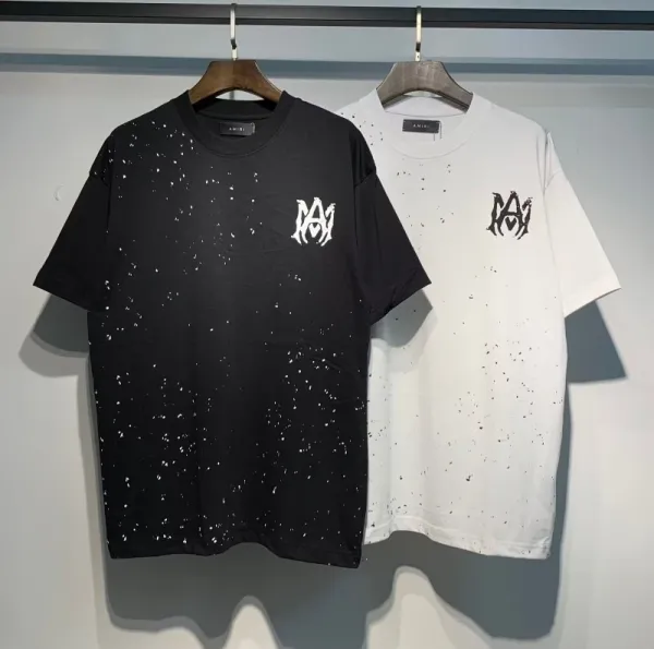 Amiri Archive Logo Polo White Tops Polo - 29