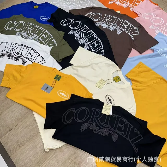 Corteiz 502-8 and 568 logo-print T-shirts product detail image 4