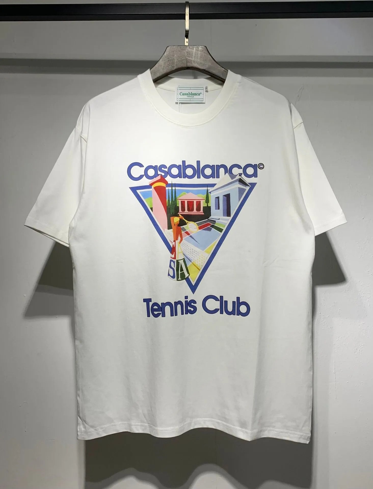 Casa Équipement Sportif Graphic Print White T-Shirt - 5
