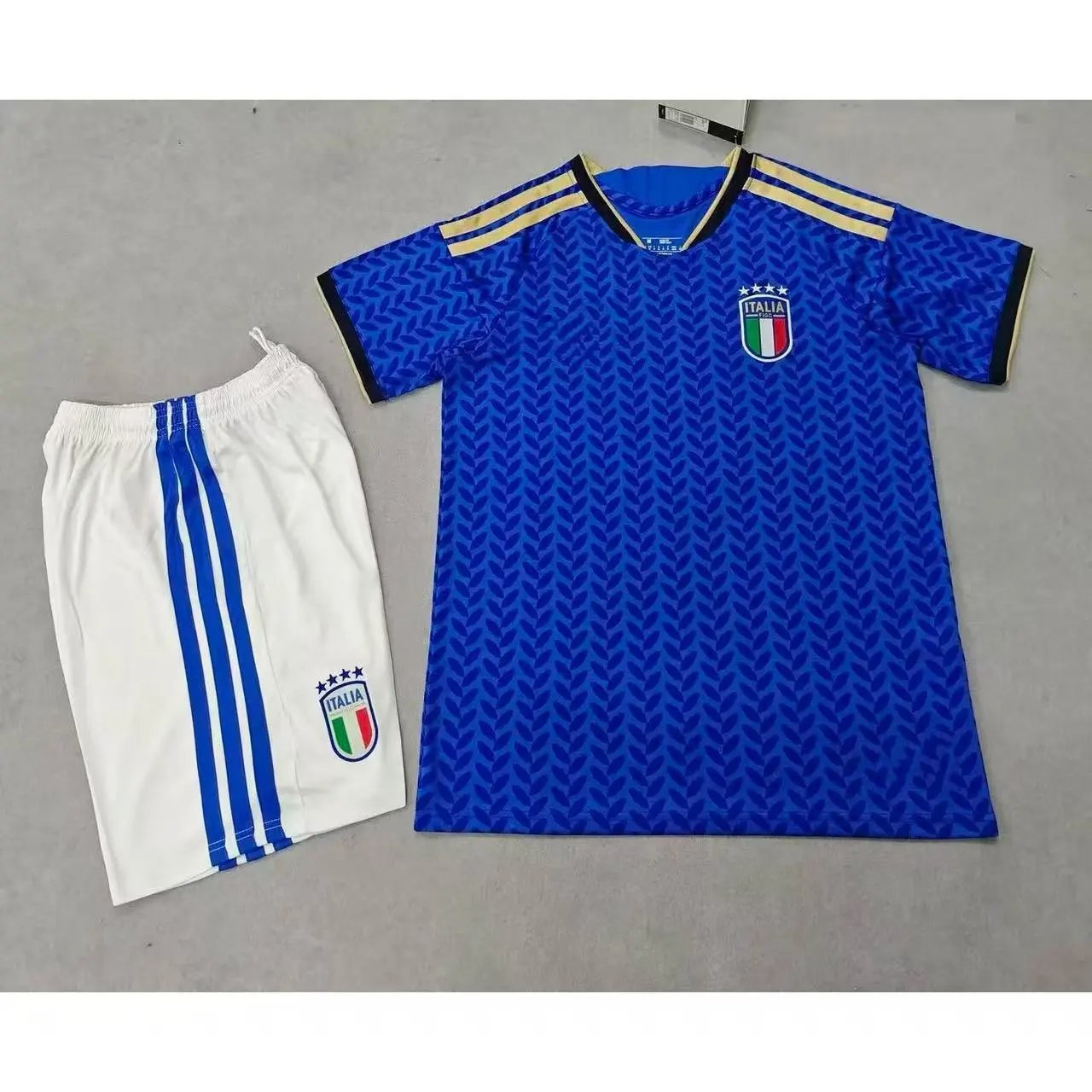 Adidas Football Jerseys Jersey and Shorts Set with Club National Team Crests — 2026 Italy Home Kit