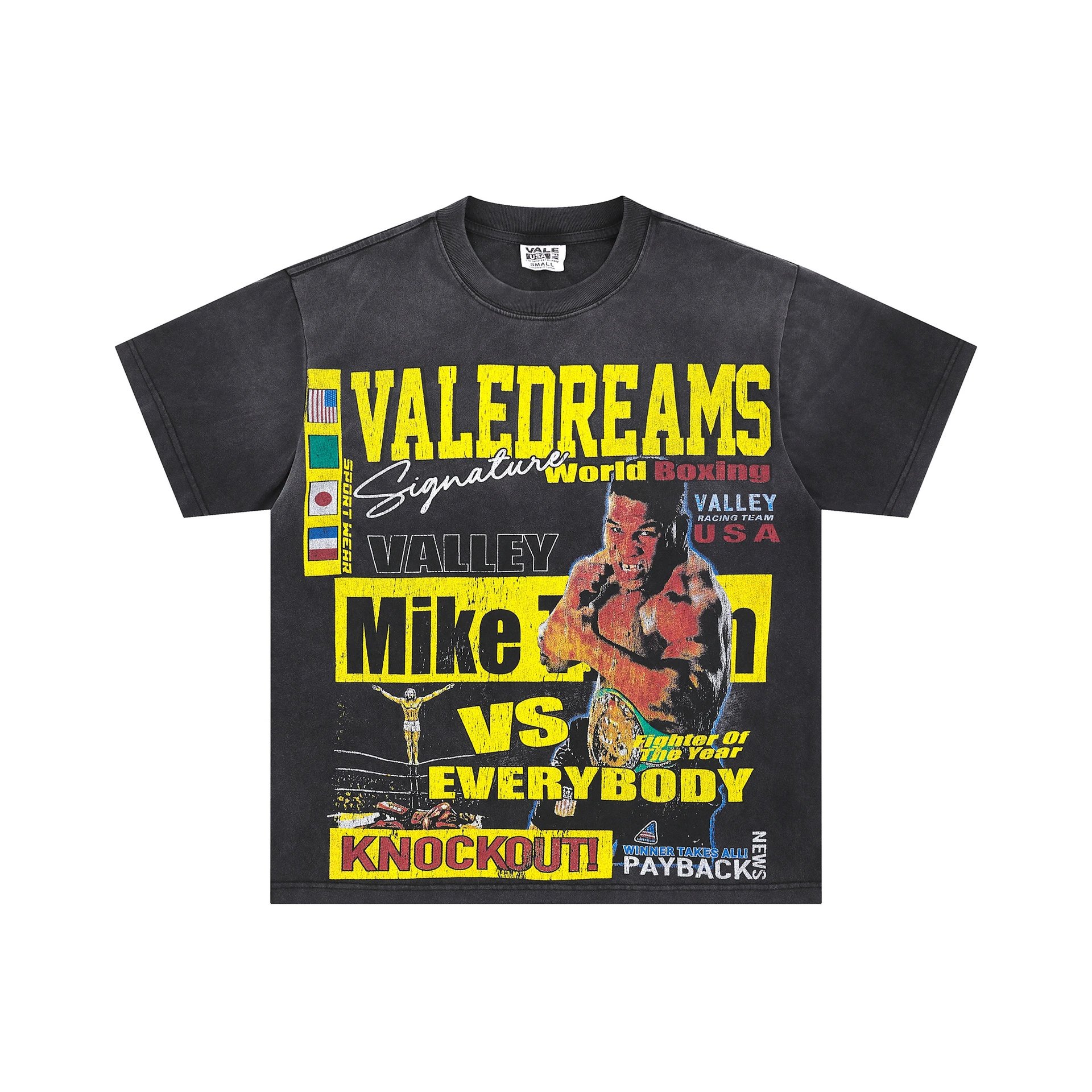 Design Vale Sports Division Valley Dream Magazine Peace T-Shirt Multicolor T-Shirts - 29