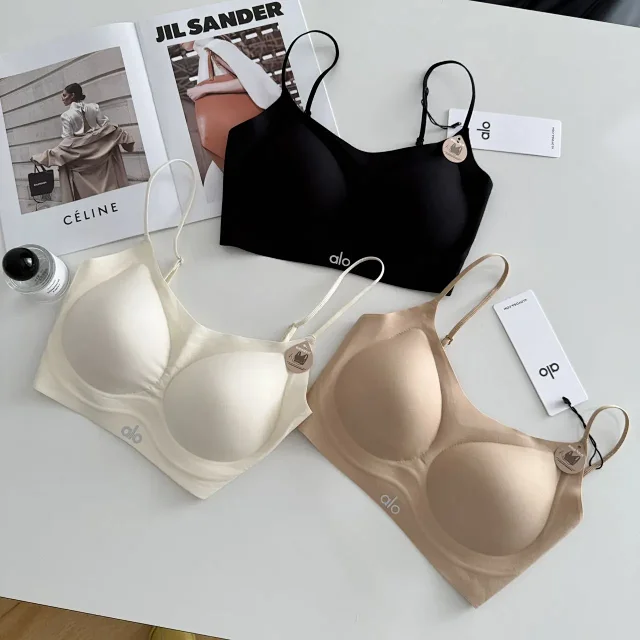 Alo Yoga Underwear Seamless Padded Bralette with Adjustable Straps product detail image 2