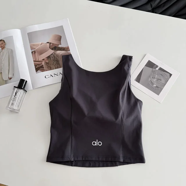 Alo Yoga Underwear Built-In Pad Fitness Tank Top product detail image 4