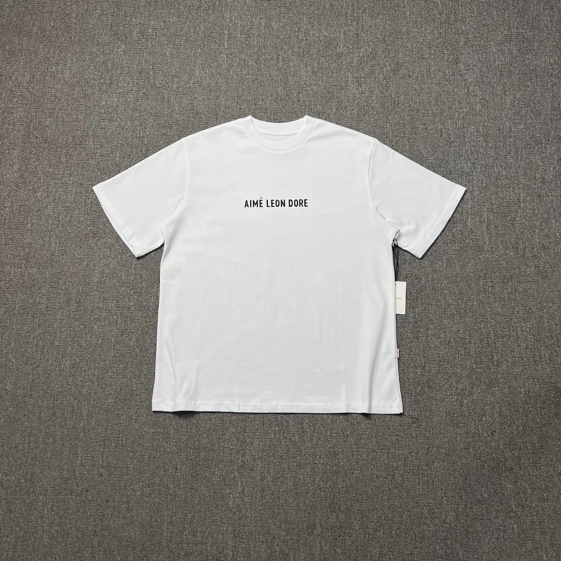 Aimé Leon Dore Apple Logo T-Shirt Black and White - 21