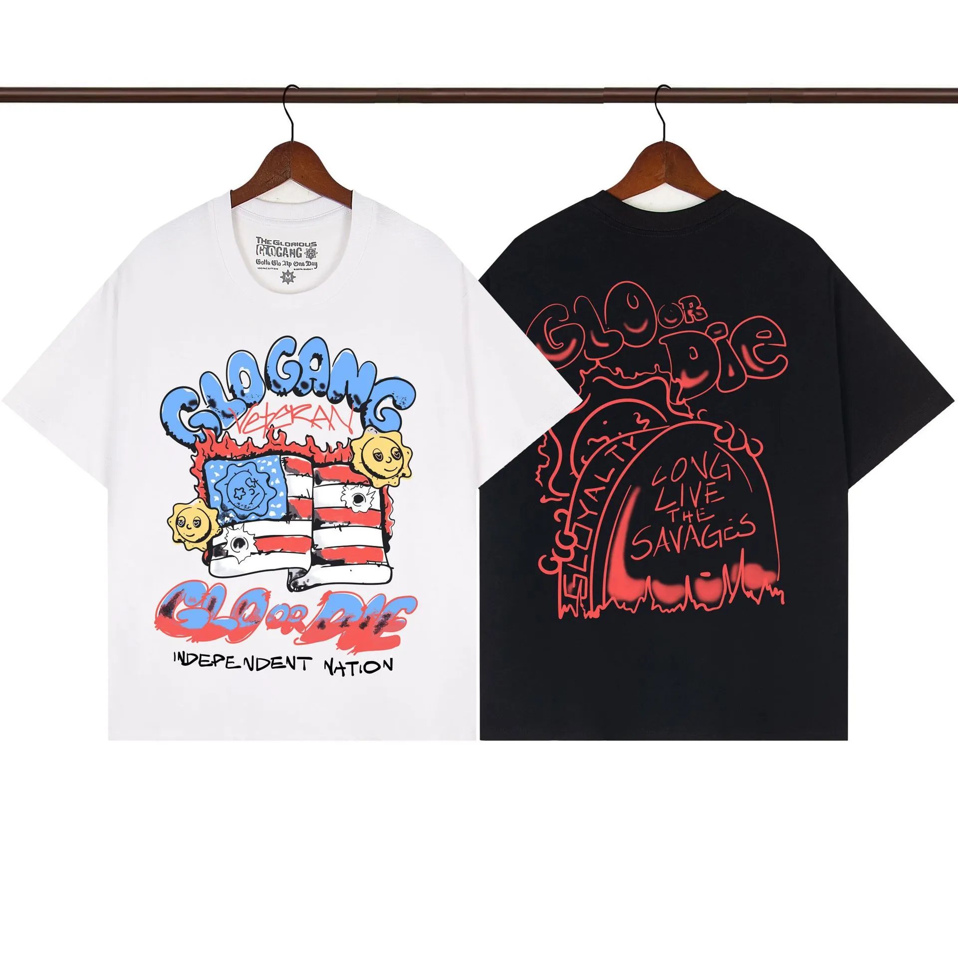 Design The Glorious Gang Skull Graphic White T-Shirt T-Shirts - 8
