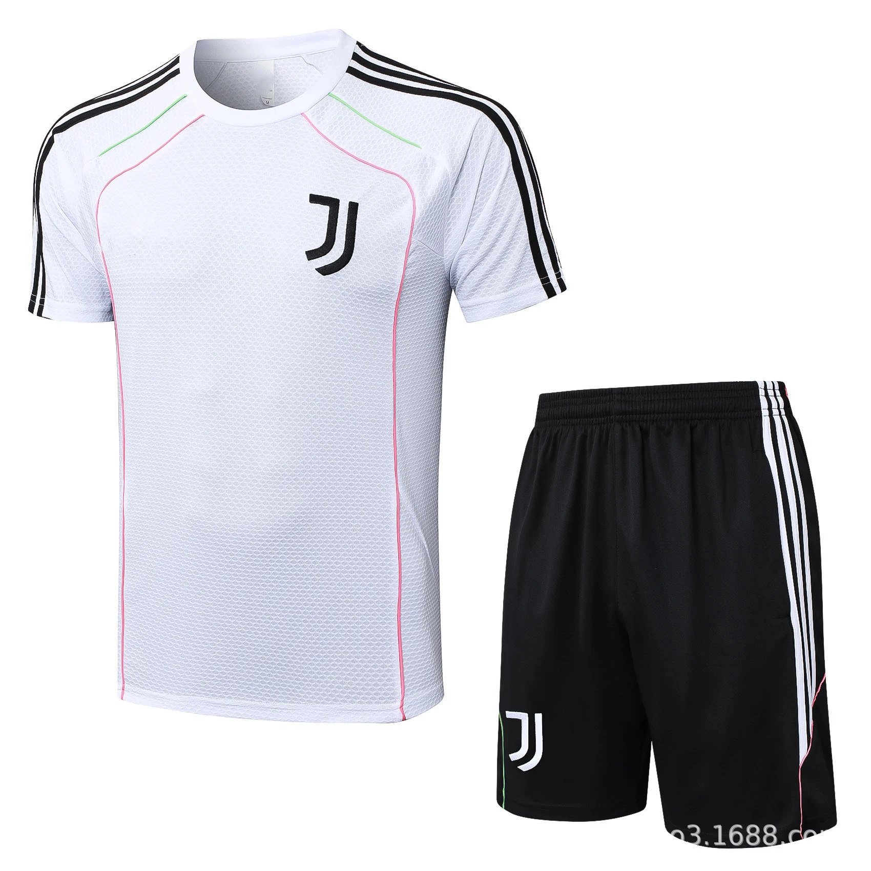 Juventus Training Set White / Black Sporty Activewear - 13