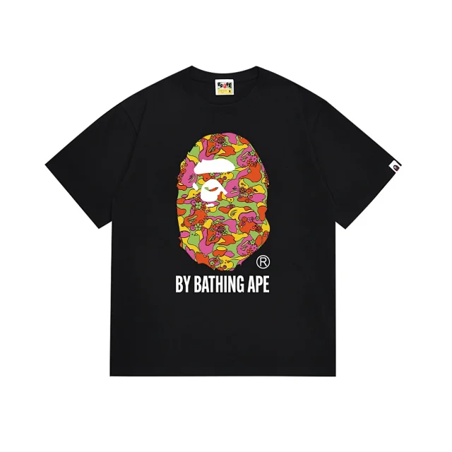 A BATHING APE T-Shirts Head Graphic Short-Sleeve T-Shirt product detail image 21