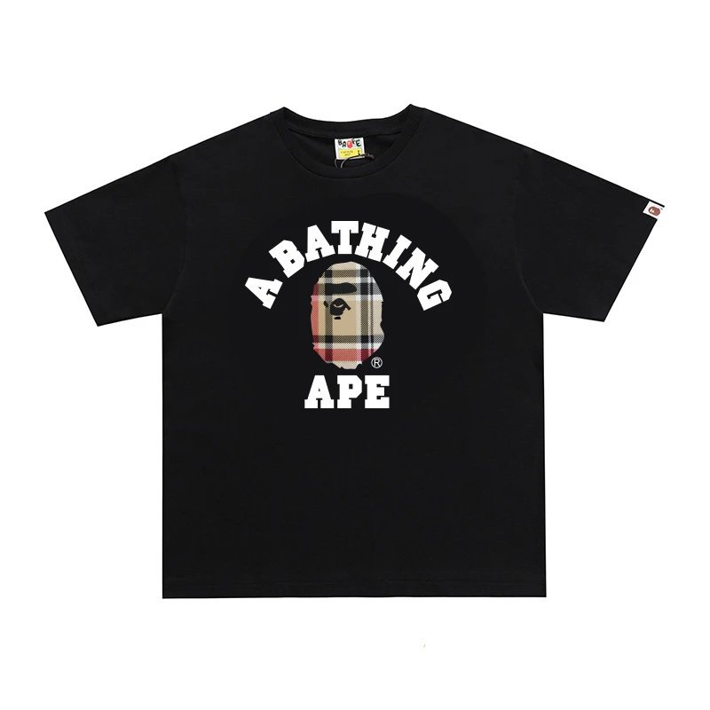A Bathing Ape Plaid White T-Shirt - 15
