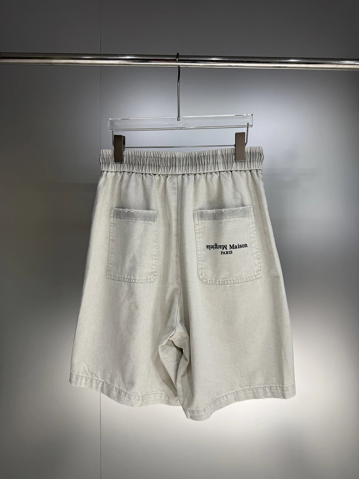 Maison Margiela Tabi Denim Shorts Gray - 13