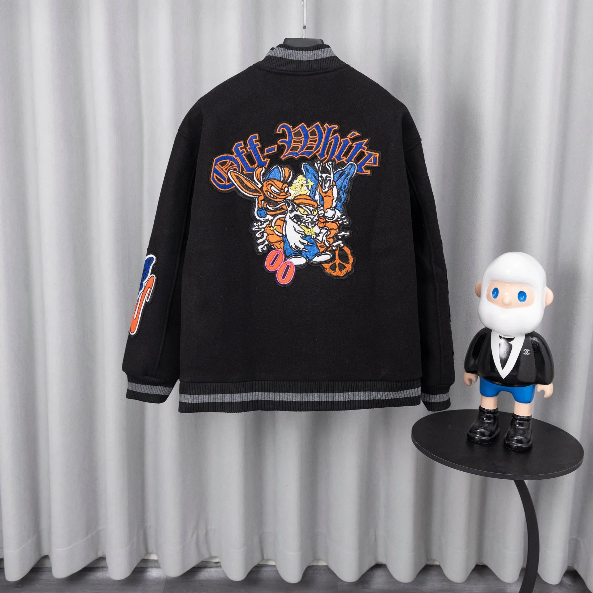 Off-White x Pitbull Varsity Jacket Red Outerwear - 14