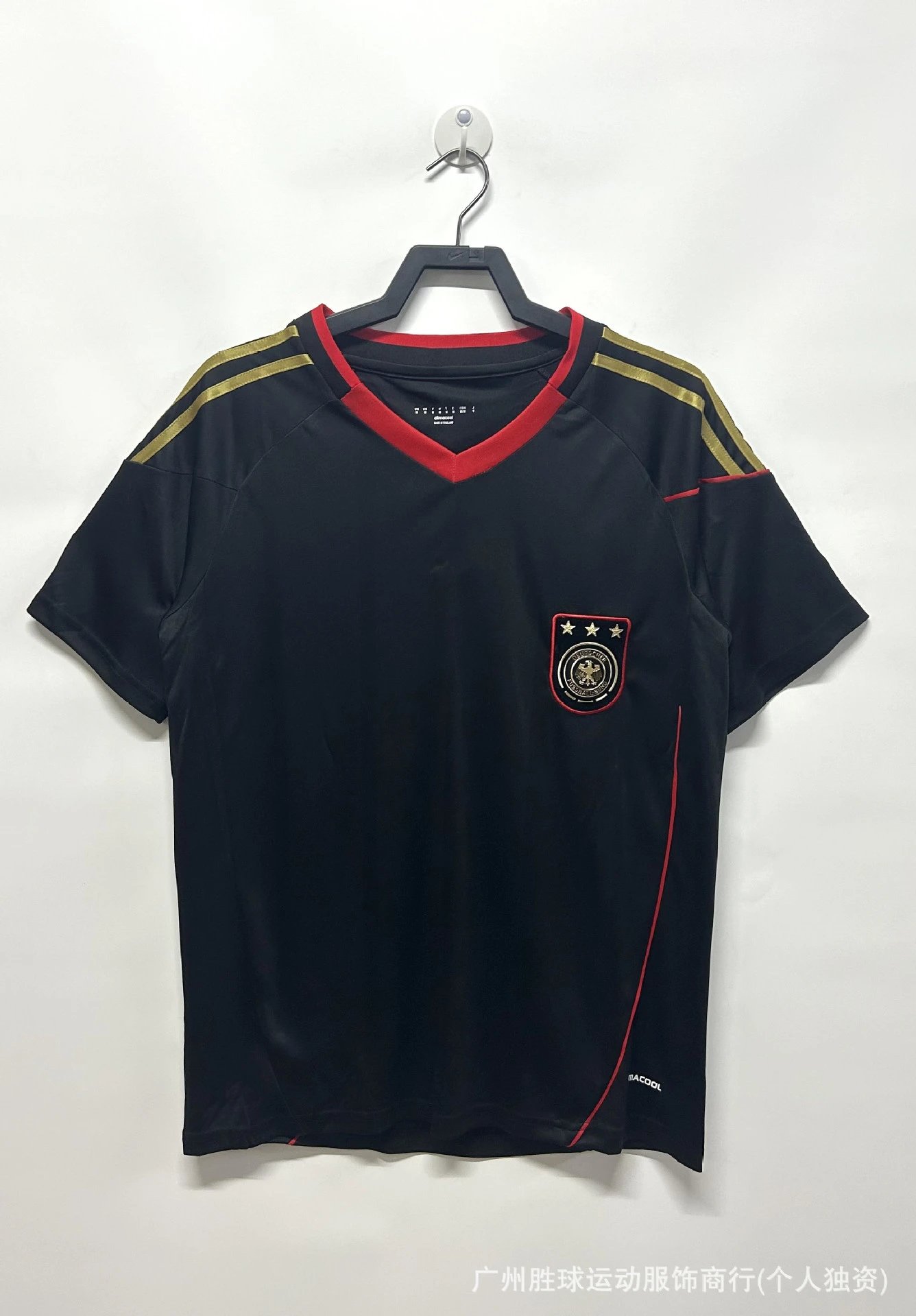 Design Germany National Team Home Jersey White / Black Jersey - 19