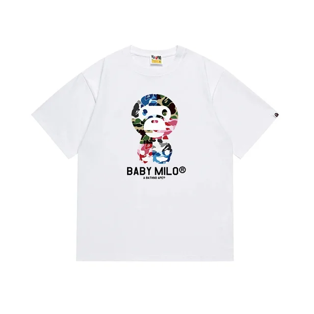 A BATHING APE T-Shirts Head Graphic Short-Sleeve T-Shirt product detail image 30