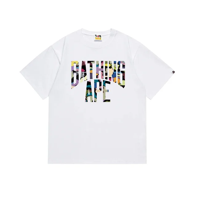 A BATHING APE T-Shirts Head Graphic Short-Sleeve T-Shirt product detail image 34