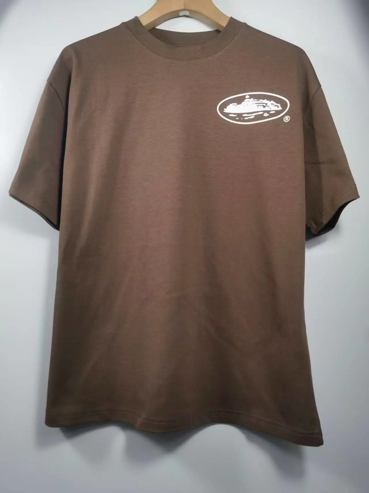 Design Vintage Ship Logo Olive T-Shirt - 19