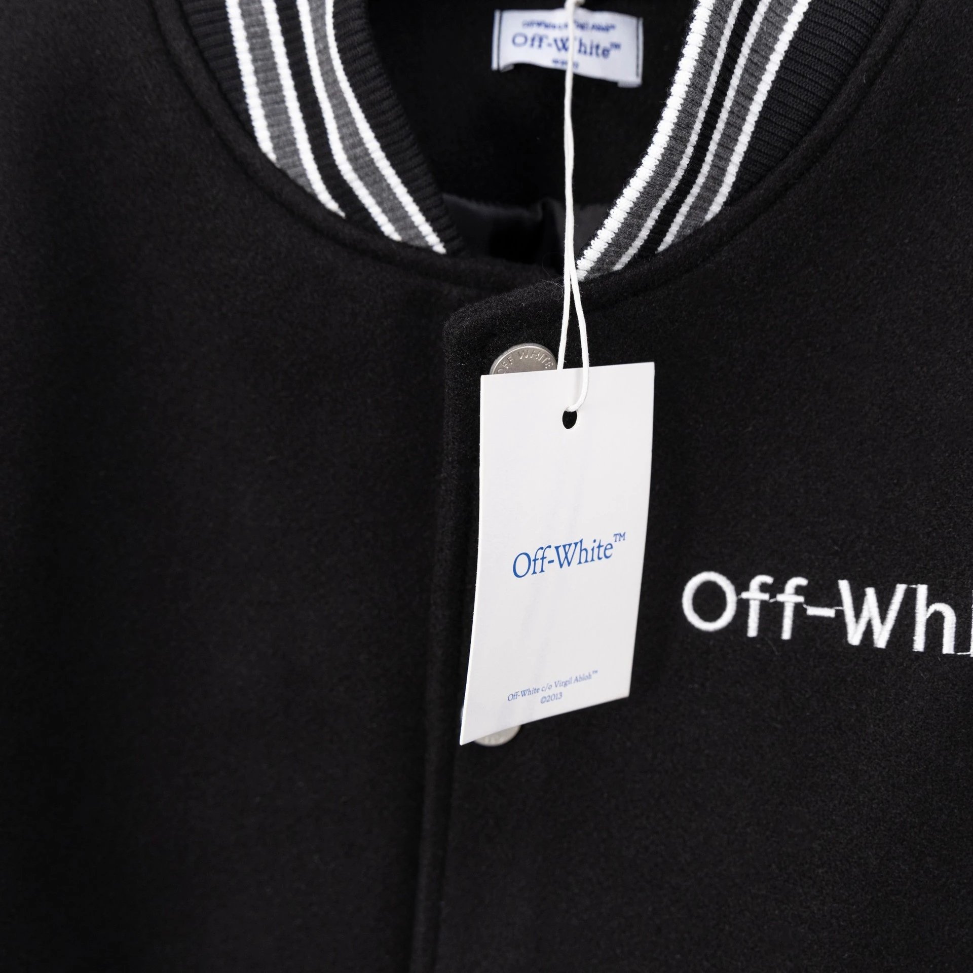 Off-White x Pitbull Varsity Jacket Red Outerwear - 28