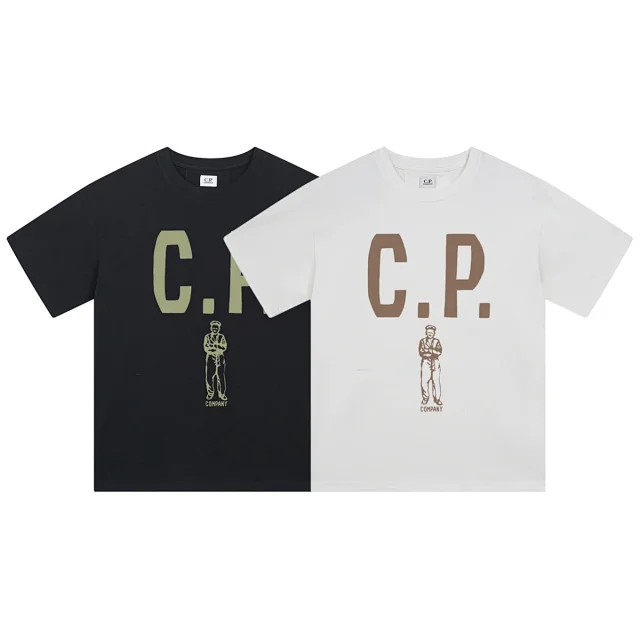 C.P. Company T-Shirts Logo Print Crewneck Short-Sleeve T-Shirt product detail image 44