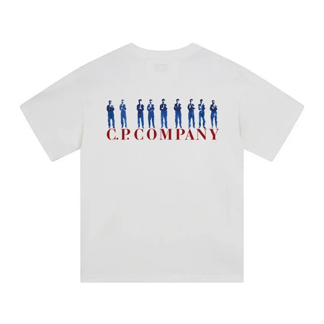 C.P. Company T-Shirts Logo Print Crewneck Short-Sleeve T-Shirt product detail image 47