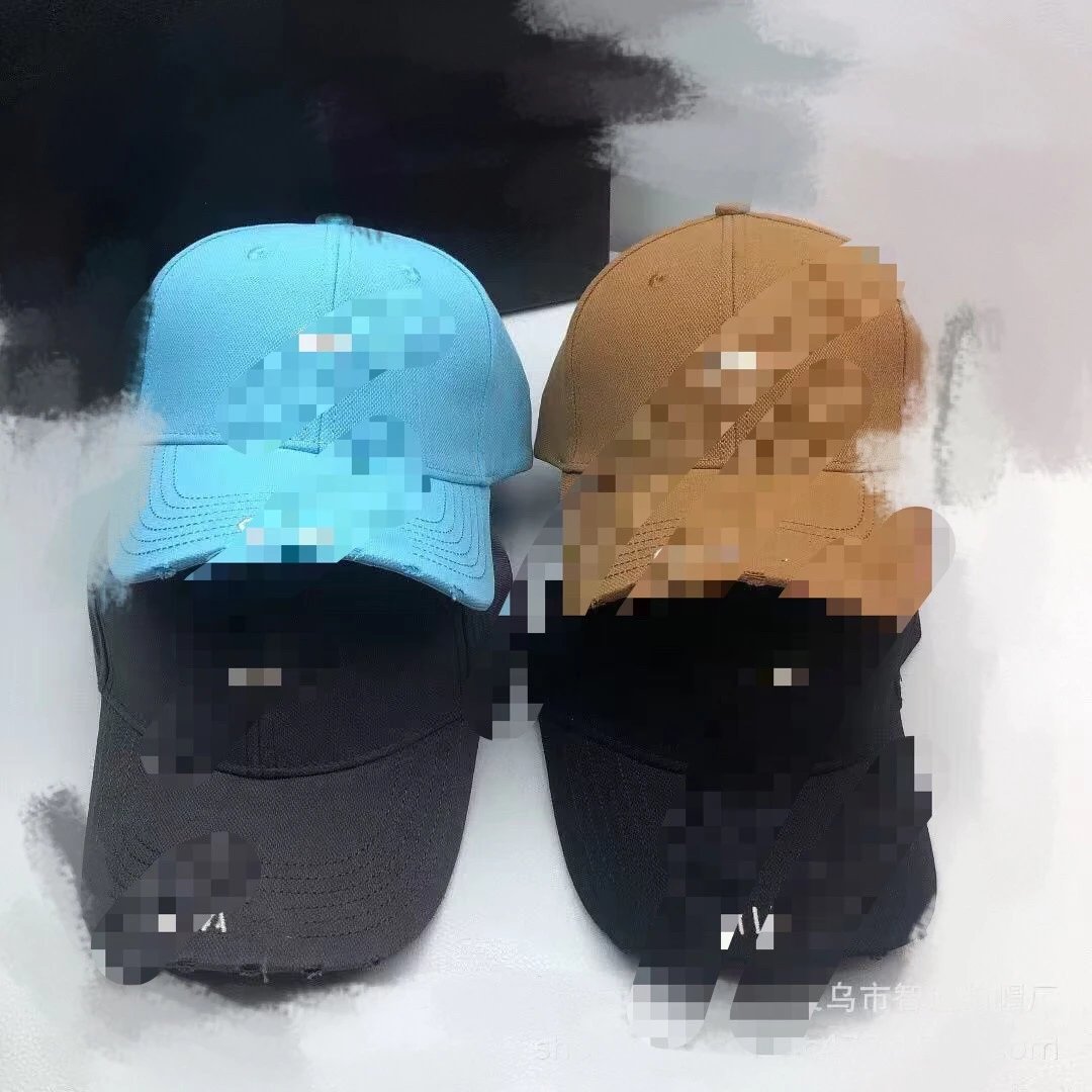 Unbranded Hats Distressed Embroidered-Letter Baseball Cap image 3