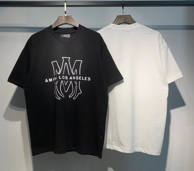 Amiri AMIRI Logo Print Black T-Shirt - 22