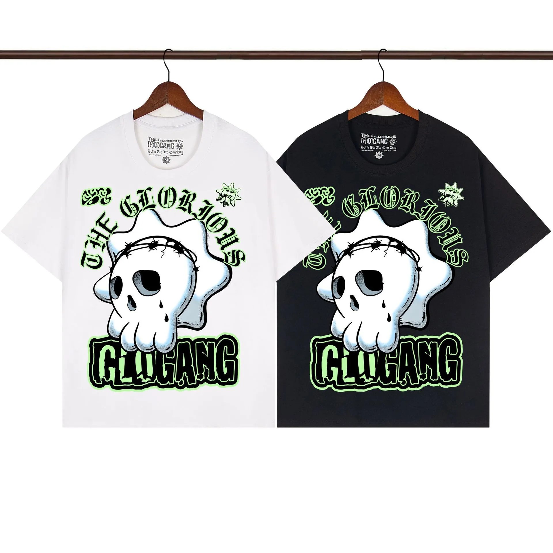 Design The Glorious Gang Skull Graphic White T-Shirt T-Shirts - 15