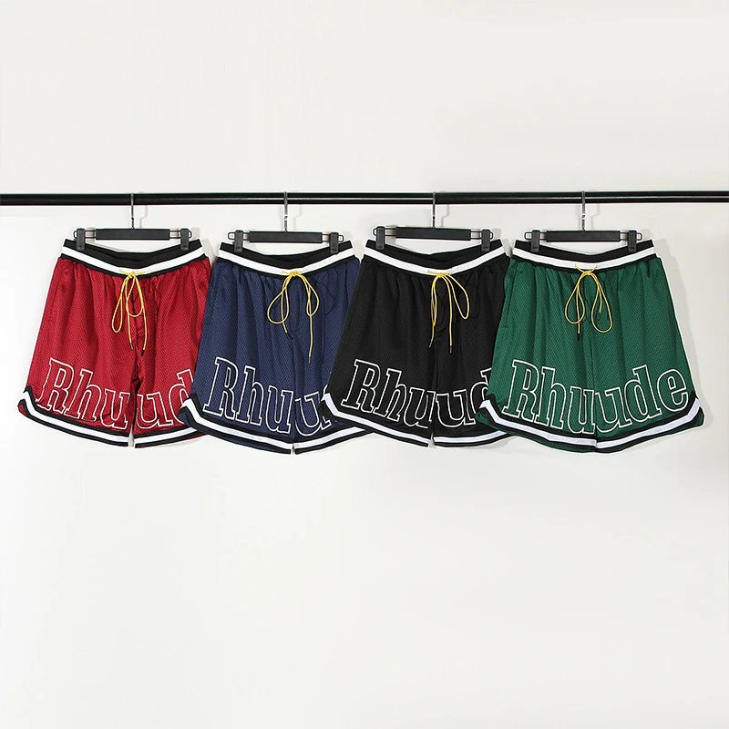 Rhude Mesh Basketball Shorts Green - 2