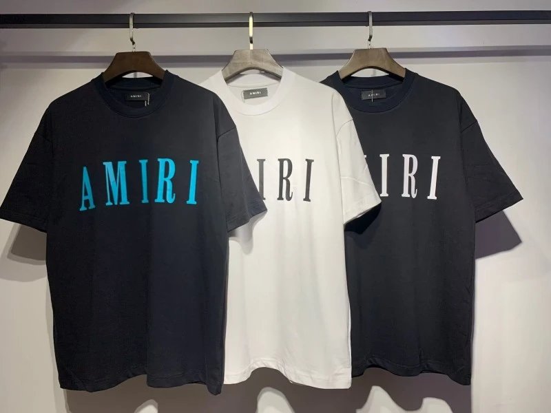 Amiri AMIRI Logo Print Black T-Shirt - 33